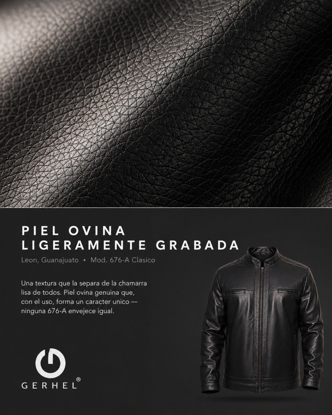 Chamarra GERHEL para Caballero California Mod. 676
