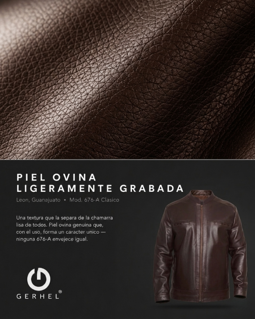 Chamarra GERHEL para Caballero California Mod. 676