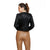 Chamarra De Piel De Borrego Para Dama Color Negro 217