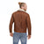 CHAMARRA CON CHALECO DESMONTABLE EN PIEL GRASO OXIDO 947